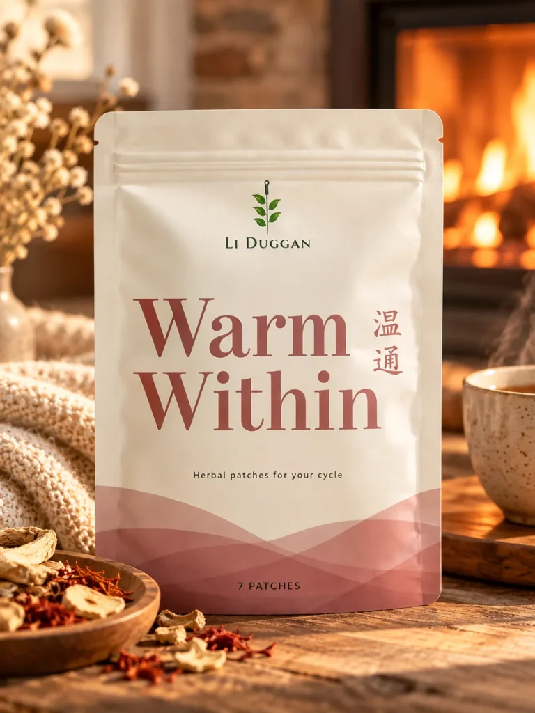 image of li duggan's warm within female health patches
